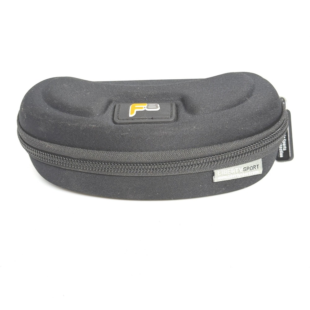 Liberty Sport F8 Hard Eyeglasses Case Black Zip Protective Sports Goggle Shell 2